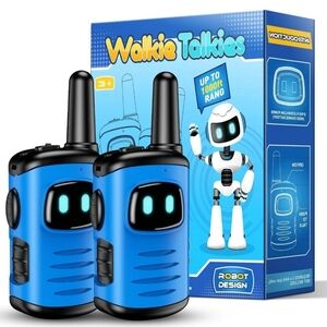 Mini Robot Walkie Talkies - 2 Pack Kids Toys Range of up to 1000 feet New In Box